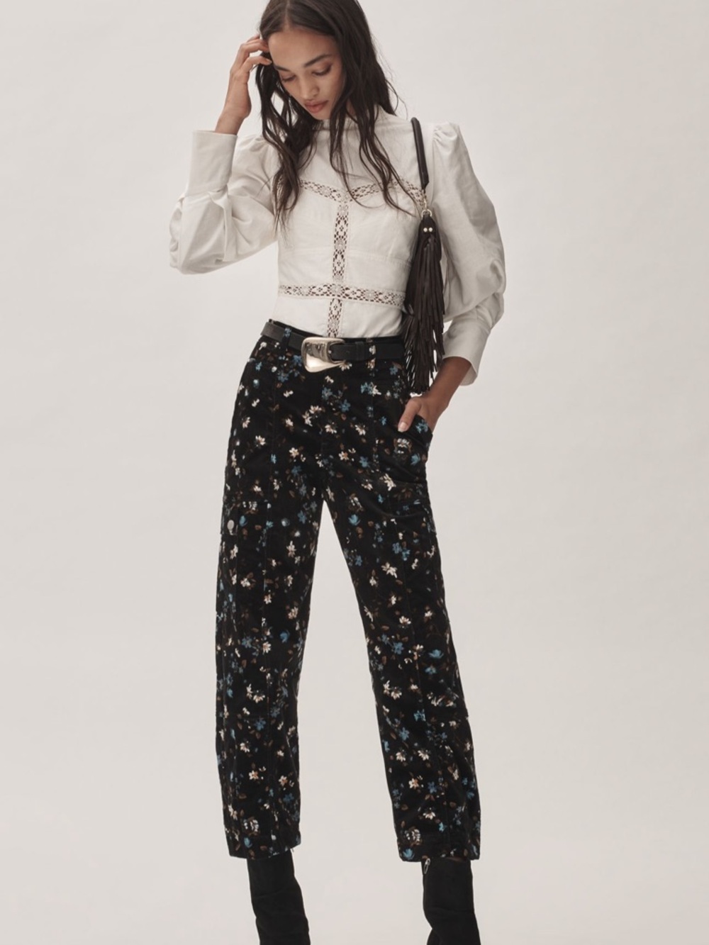 Anthropologie The Carson Utility Barrel Pants: Corduroy Edition, size 2